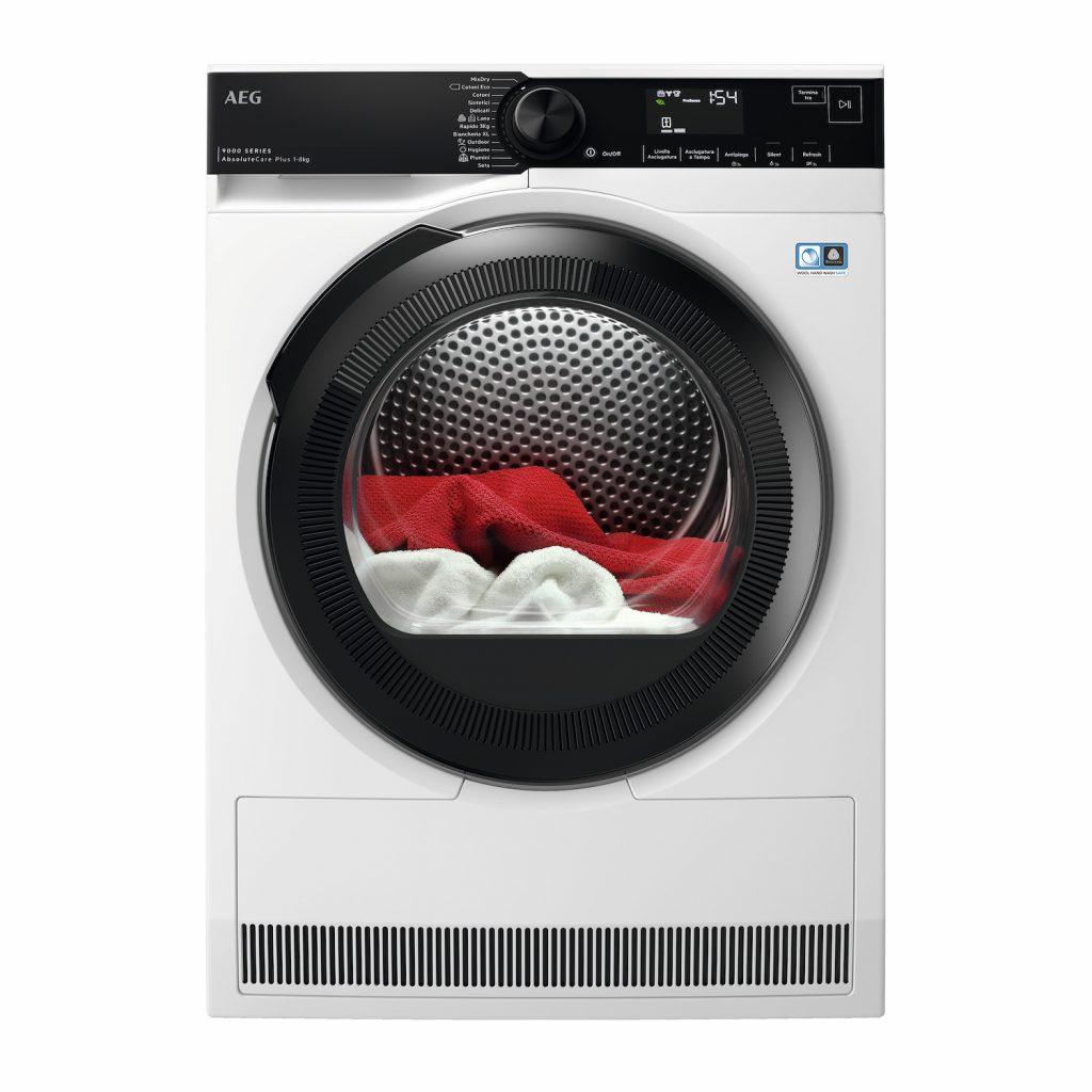 AEG Asciugatrice Pompa di Calore 8 Kg Classe A+++ 9000 AbsoluteCare Plus